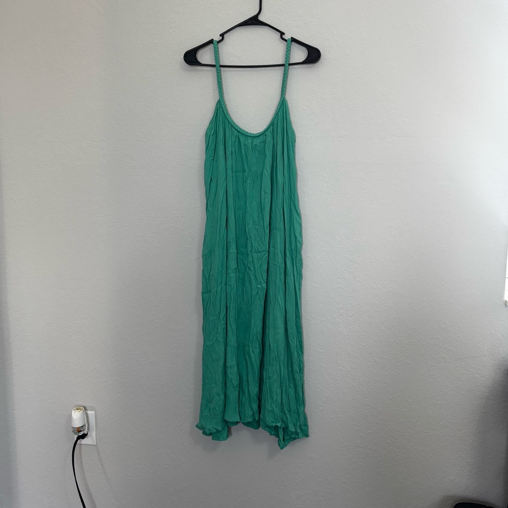 HIHO Green Sleeveless Dress. Size S